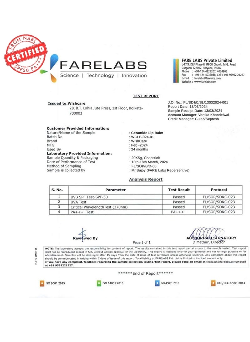 WishCare بلسم شفاه مع SPF 50 PA+++ - بلسم شفاه مضيء للشفاه الداكنة مع حمض الكوجيك ونياسيناميد - بلسم شفاه مع SPF للنساء والرجال 5 جرام - Image 2